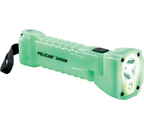 Угловой двухлучевой фонарь Pelican 3410М с магнитом фотолюминесцентный 034100-0302-247