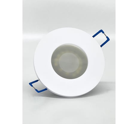 Светильник встраиваемый truEnergy круг с цоколем GU10 D84мм алюминий белый 21243