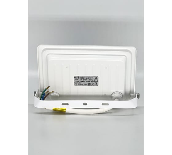 Светодиодный прожектор truEnergy IP65 30W 6500K 2550Lm 168x110x32 мм белый алюминий 13114