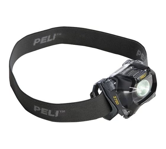 Налобный многофункциональный двухцветный фонарь 2750 черный Pelican 027500-0102-110