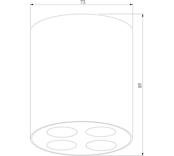 Светильник потолочный светодиодный Elektrostandard Points 7W 3000K черный a067484