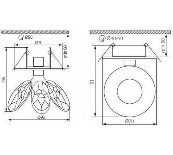 Точечный декоративный светильник KANLUX PATIA CTX-DS20/ 8661