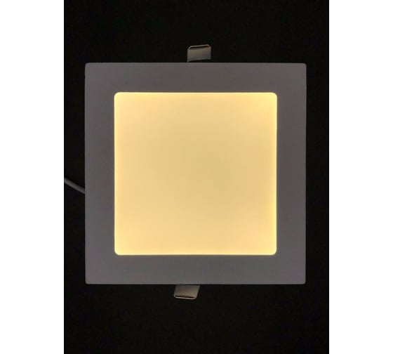 Светильник светодиодный встраиваемый Elvan VLS-102SQ-12W-WH-Wh - КОМПЛЕКТ 5 штук