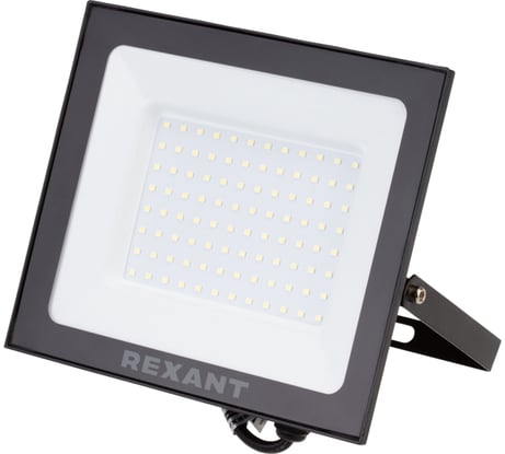 Светодиодный прожектор REXANT, 100 Вт 200–260В IP65 8000 лм 6500 K холодный свет 605-005