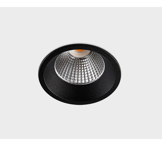 Встраиваемый светодиодный светильник Italline IT08-8035 black 3000K 1