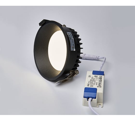 Встраиваемый светодиодный светильник Italline IT06-6012 black 4000K