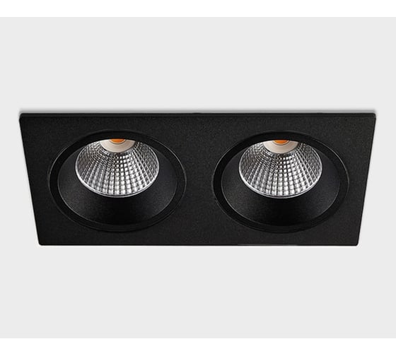 Встраиваемый светодиодный светильник Italline IT08-8035 black 4000K