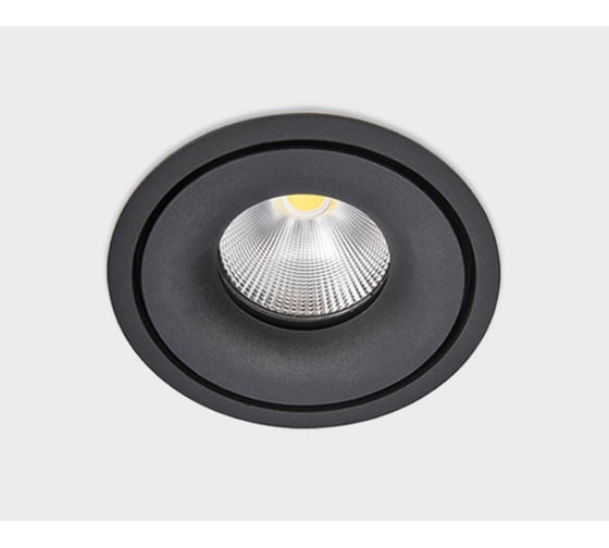 Встраиваемый светодиодный светильник Italline IT06-6018 black 4000K 1