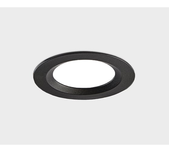 Встраиваемый светодиодный светильник Italline IT08-8018 black 4000K