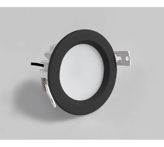 Встраиваемый светодиодный светильник Italline IT08-8018 black 4000K