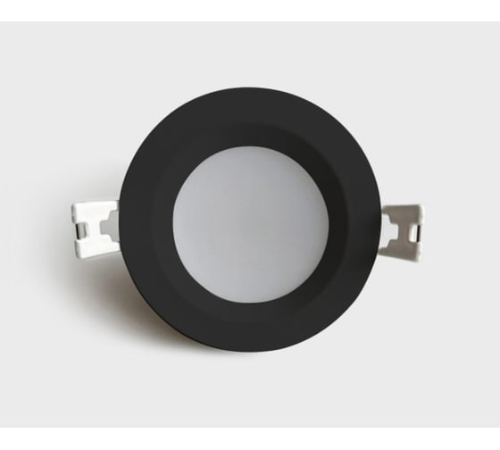Встраиваемый светодиодный светильник Italline IT08-8018 black 4000K