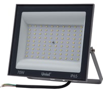 Прожектор светодиодный Uniel ULF-F23-70W/6500K IP65 160-240V GREY UL-00011847