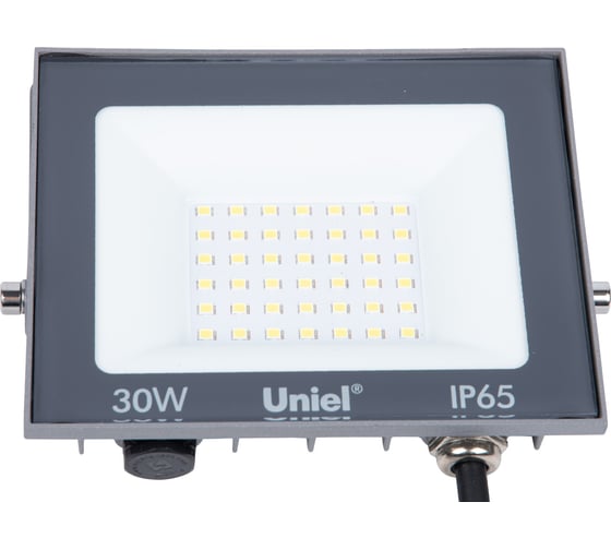 Прожектор светодиодный Uniel ULF-F23-30W/6500K IP65 160-240V GREY UL-00011845