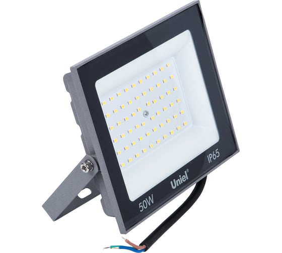 Прожектор светодиодный Uniel ULF-F23-50W/6500K IP65 160-240V GREY UL-00011846