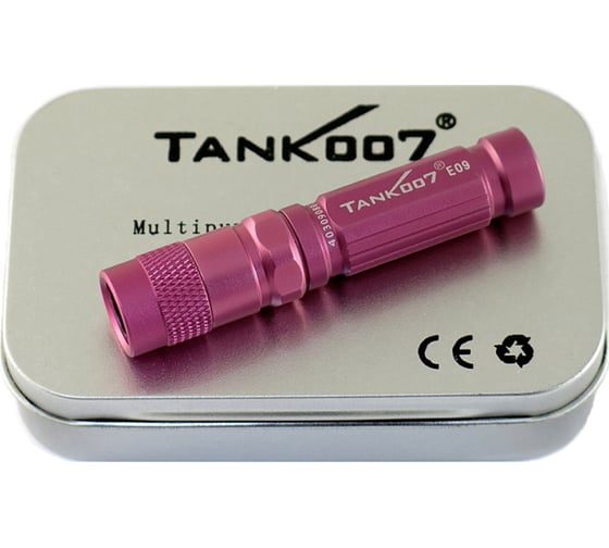 Светодиодный фонарь с комплектацией TANK007 розовый E09P