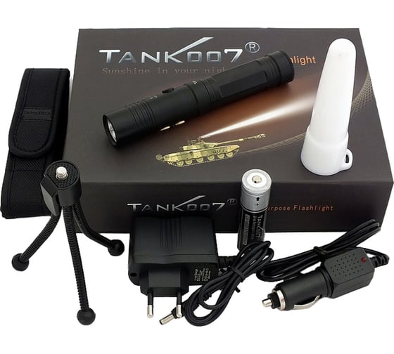 Светодиодный фонарь с комплектацией TANK007 TC128