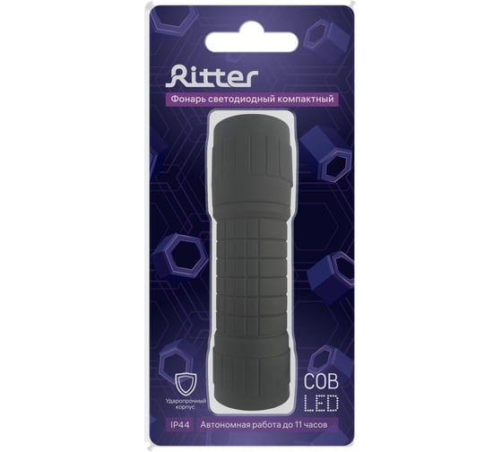 Светодиодный ручной фонарь RITTER 2Вт, 3хААА, IP44, 29120 6