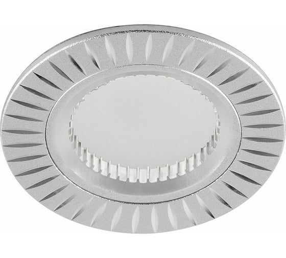 Светильник FERON ИВО-50w 12в, G5.3, серебяный 17936