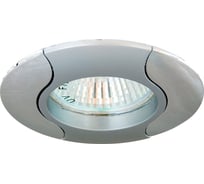 Светильник FERON ИВО-50w 12в, G5.3, поворотный, серый/хром 17679