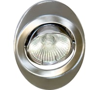 Светильник FERON ИВО-50w 12в, G5.3, поворотный, серебро/хром 17699