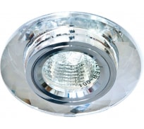 Встраиваемый светильник FERON DL8050-2 потолочный MR16 G5.3 серебристый 18643