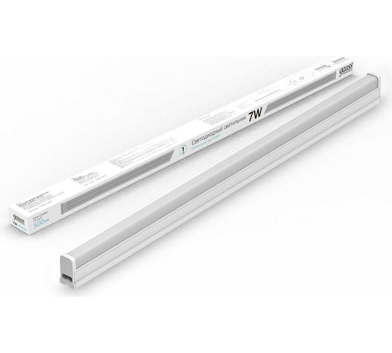 Светильник Gauss LED TL Elementary линейный матовый 7W 4000K 563х22х33, 500лм 130411207