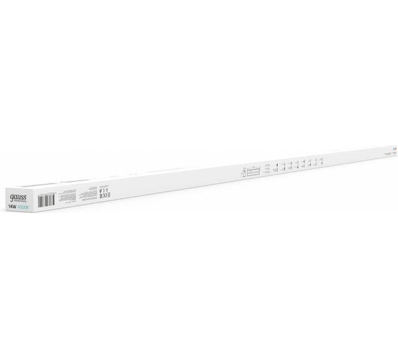 Линейный светильник Gauss LED матовый 14W 4000K 1178х22х33, 990лм 130411214