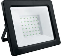 Светодиодный прожектор FERON LL-905 2835 SMD 50W зеленый AC220V/50Hz IP65, черный в компактном корпусе, 205*161*40 мм 32212