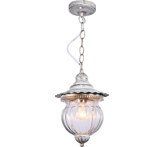 Садово-парковый светильник FERON 60W 230V IP44 белое золото, PL595 41169