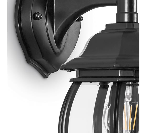 Светильник FERON НБУ-100w вниз, Е27, IP44, черный 11098