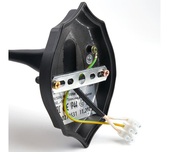 Светильник FERON НБУ-100w вниз, Е27, IP44, черный 11098