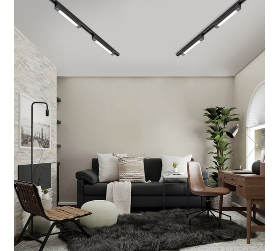 Светодиодный светильник для трековой системы ESCADA 20001TRU/01LED 20W 4000K черный матовый 20001TRU/01LED SBK