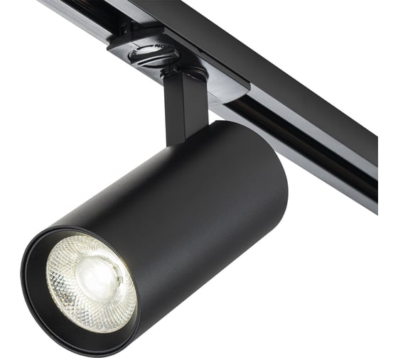 Светодиодный светильник для трековой системы ESCADA 20002TRA/03 LED 20W 4000K черный матовый 20002TRA/03LED SBK