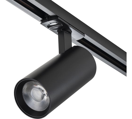 Светодиодный светильник для трековой системы ESCADA 20002TRA/03 LED 20W 4000K черный матовый 20002TRA/03LED SBK