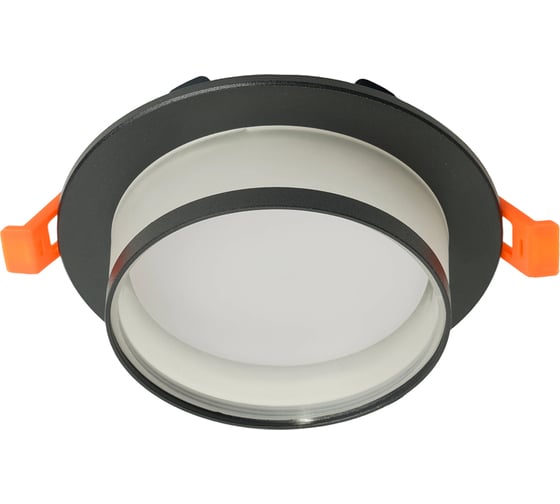 Светильник встраиваемый FERON DL500 потолочный GX53 черный круг, 51086