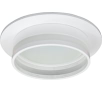 Светильник встраиваемый FERON DL502 LUNA потолочный GX53 белый круг, 51089