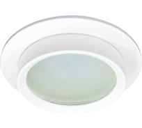 Светильник встраиваемый FERON DL504 потолочный GX53 белый круг IP44, 51101