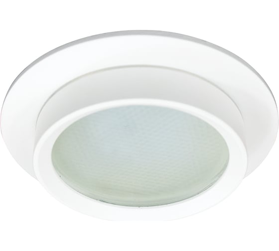 Светильник встраиваемый FERON DL504 потолочный GX53 белый круг IP44, 51101 1