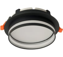 Светильник встраиваемый FERON DL702 LUNA потолочный GX70 черный круг, 51098