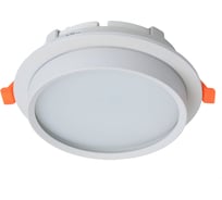 Светильник встраиваемый FERON DL704 потолочный GX70 белый круг IP44, 51105