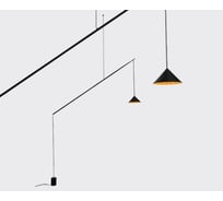 Подвесной светодиодный светильник Italline IT03-1429 black/orange