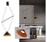Подвесной светодиодный светильник Italline IT03-1430 black/orange 8