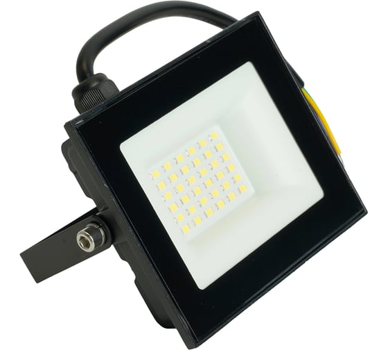Светодиодный прожектор SAFFIT SFL51-50 IP65 50W 6500K черный, 51194