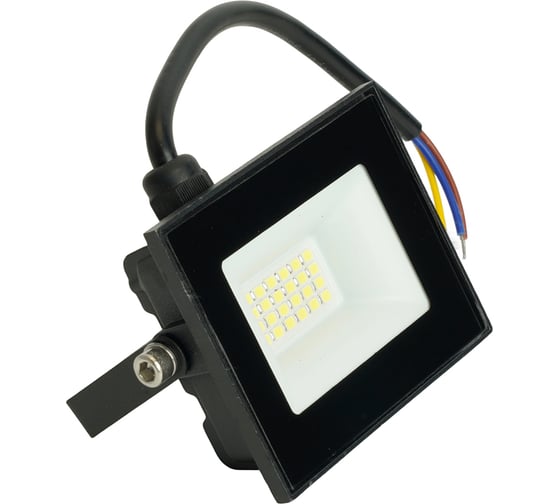 Светодиодный прожектор SAFFIT SFL51-30 IP65 30W 6500K черный, 51193