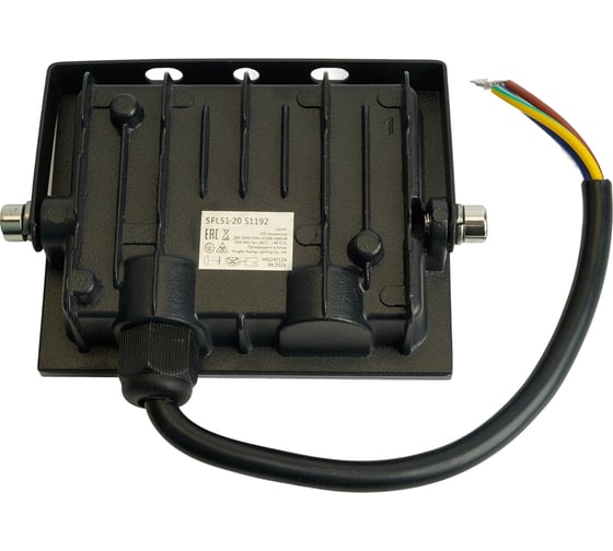 Светодиодный прожектор SAFFIT SFL51-20 IP65 20W 6500K черный, 51192