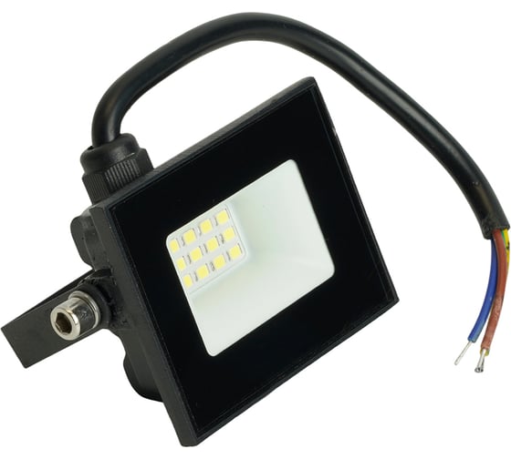 Светодиодный прожектор SAFFIT SFL51-10 IP65 10W 6500K черный, 51191