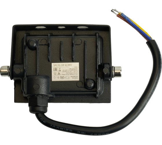 Светодиодный прожектор SAFFIT SFL51-10 IP65 10W 6500K черный, 51191