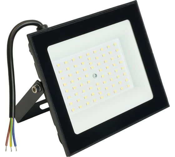 Светодиодный прожектор SAFFIT SFL51-100 IP65 100W 6500K черный, 51195