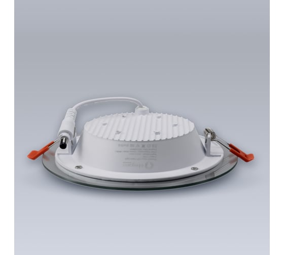 Светодиодный встраиваемый светильник ELEGANZ СТЕКЛО Круг 12W холодный 6000К 220V, 1шт 1811
