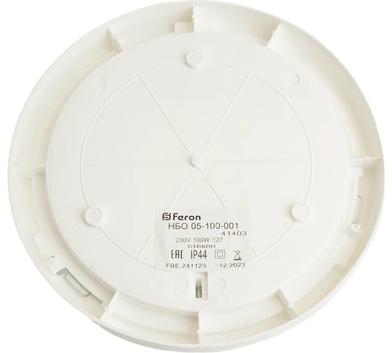 Накладной светильник FERON НБО 05-100-001 IP44, 220V, 100Вт, Е27 41403